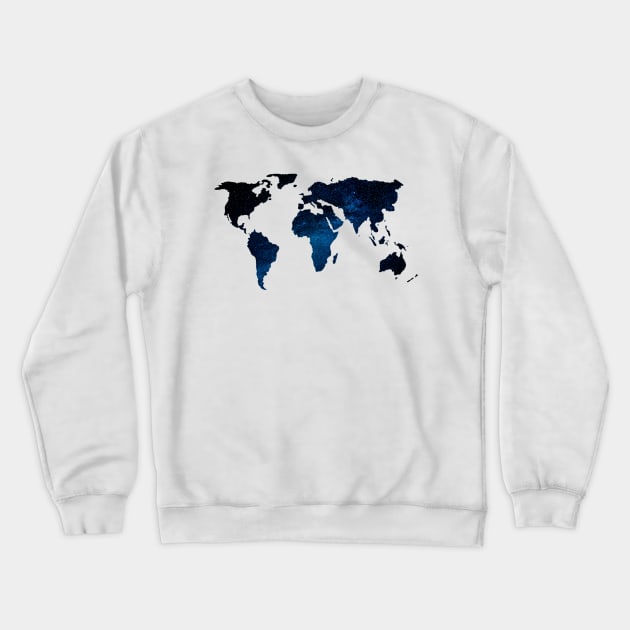 map Crewneck Sweatshirt by kobiborisi